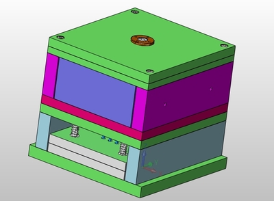 迷你音響外殼的塑料模具設計(含CAD圖,SolidWorks,IGS三維圖)